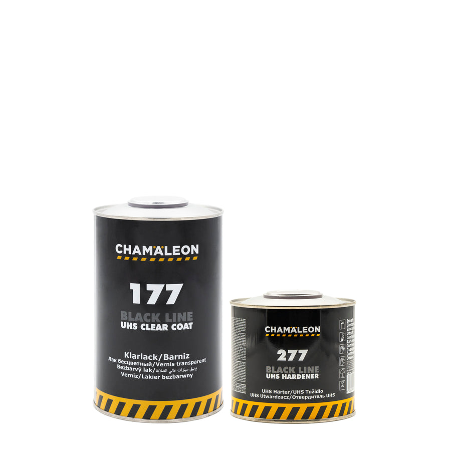CHAMALEON UHS 2K CLEAR COAT SCRATCH PROOF 177 CON CATALIZZATORE
Trasparente Antigraffio UHS 2K 177