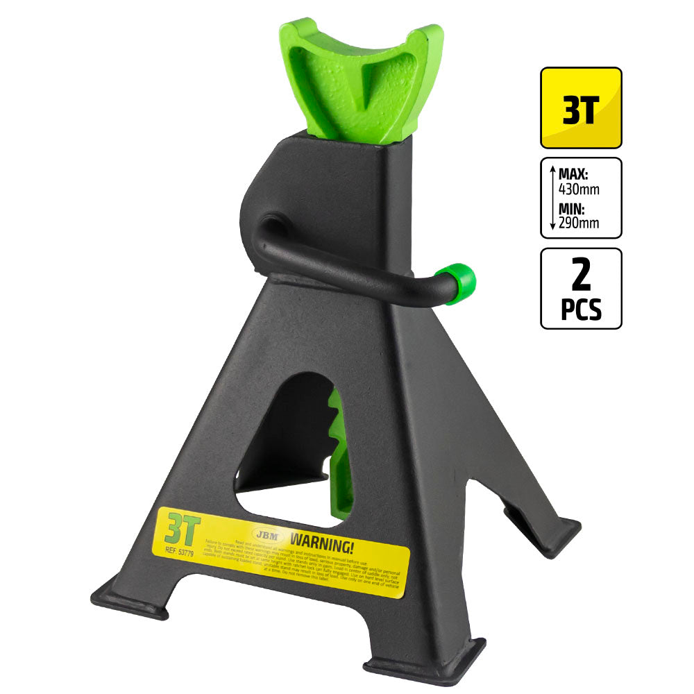 SET DI 2 CAVALLETTI DA 3 TONNELLATE