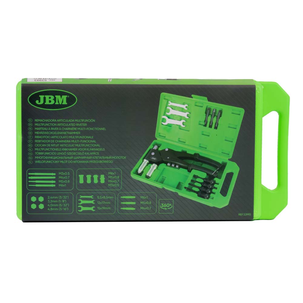 RIVETTATRICE ARTICOLATA MULTIFUNZIONE